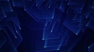 Özgeçmiş için soyut yüksek teknoloji görüntüleri, kusursuz döngünün animasyonu