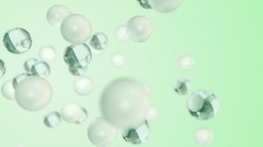 Soyut atom bağlantılarının görüntüleri, kusursuz döngünün animasyonu