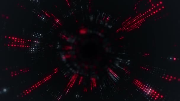 séquences abstraites de haute technologie pour l'arrière-plan, animation de boucle transparente 