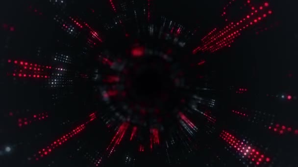 Abstract Tech Footage Background Animation Seamless Loop — 비디오