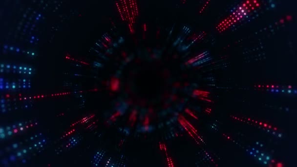 Абстрактные Высокотехнологичные Кадры Фона Анимация Бесшовного Цикла — стоковое видео