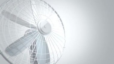 Dönen yelpazenin 3 boyutlu animasyon görüntüleri. Kusursuz döngünün animasyonu