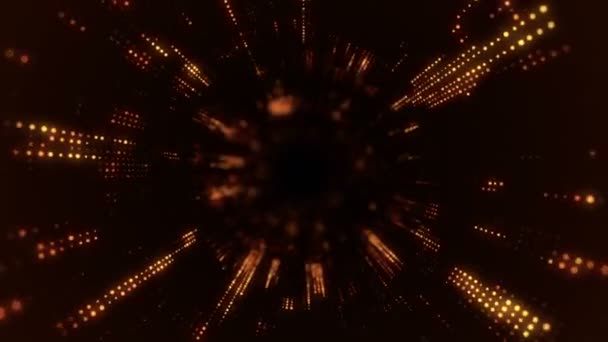 Abstract Achtergrond Met Animatie Van Vliegend Vuurwerk Kleurrijke Deeltjes Licht — Stockvideo