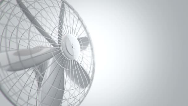 Vidéo Animation Ventilateur Rotatif Animation Boucle Transparente — Video