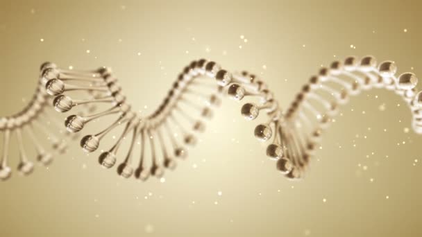 Abstract Scientific Background Animation Rotation Dna Helix Glass Animation Seamless — 비디오