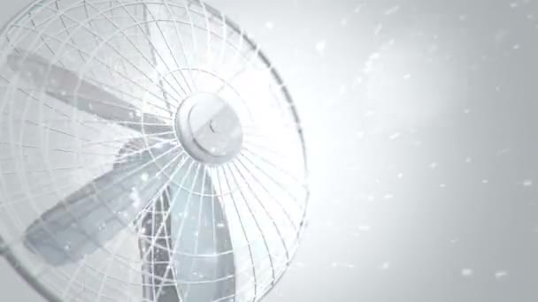 Vidéo Animation Ventilateur Rotatif Animation Boucle Transparente — Video