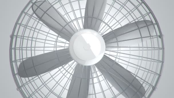Анімаційні Кадри Обертового Вентилятора Анімація Безшовної Петлі — стокове відео