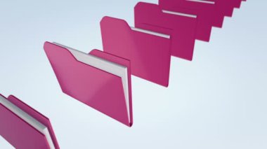 Dizinleri veri ile hareket ettirme ve tarama animasyonu. Kusursuz döngünün animasyonu.