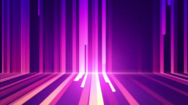 Renkli çizgilerle soyut arkaplan, dikişsiz döngünün animasyonu.