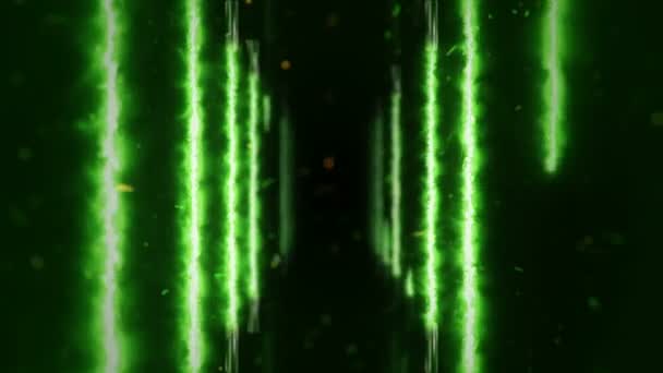 Абстрактний Фон Літаючою Камерою Коридор Або Тунель Плазмових Смуг Енергетичних — стокове відео