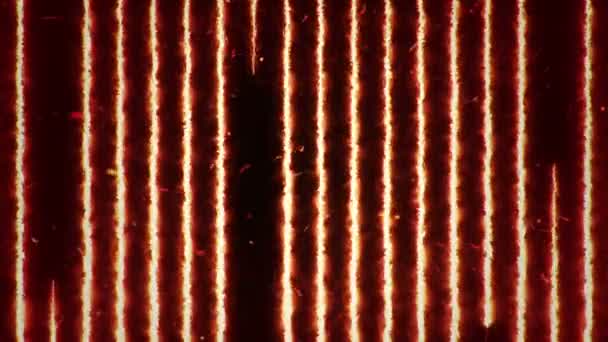 Fundo Abstrato Com Linhas Néon Lasers Partículas Cintilantes Listras Voadoras — Vídeo de Stock