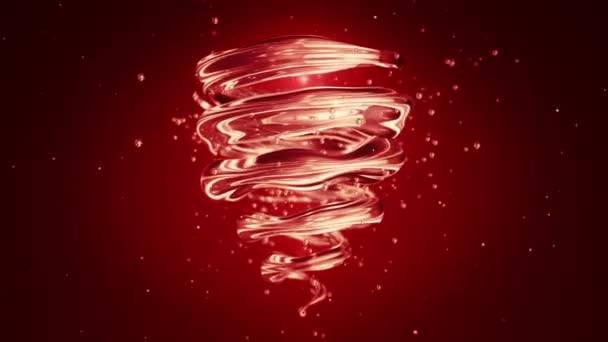 Abstract Background Swirl Crystal Clean Water Animation Seamless Loop — 비디오