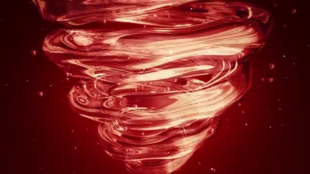 Abstract Background Swirl Crystal Clean Water Animation Seamless Loop — 비디오