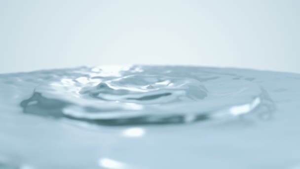 Beautiful Water Surface Abstract Background Animation Waving Waterline Animation Seamless — Stock Video