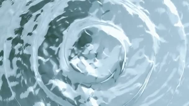 Beautiful Water Surface Abstract Background Animation Waving Waterline Animation Seamless — Stock Video