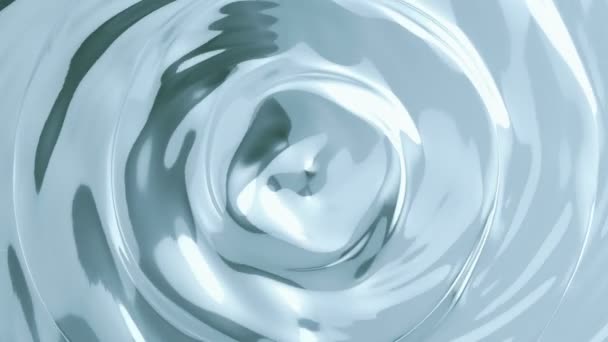 Hermosa Superficie Agua Fondo Abstracto Con Animación Ondeando Línea Flotación — Vídeos de Stock