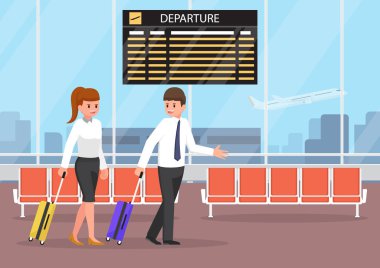 İş adamı ve iş kadını Havaalanı Tarih, Bagaj ile