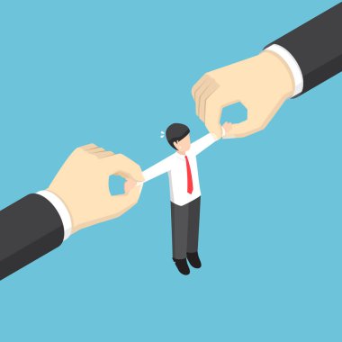 İşadamı tarafından iki büyük el çekti.