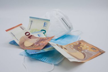 Ffp2 maskesi. Pandemik zamanda piyasa değeri. Sağlık ve İş.