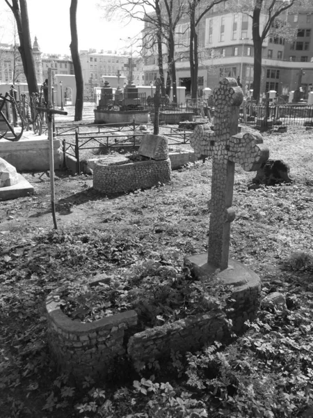 Petersburg Russia 2018 Smolenskoye Lutheran Cemetery — Stock fotografie