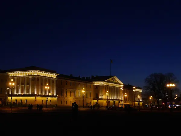 Saint Petersburg Russia 2018 Hermitage Winter Palace Night — Stockfoto