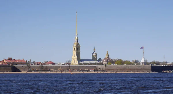Saint Petersburg Russia 2018 View Peter Paul Fortress Neva River — Stok fotoğraf