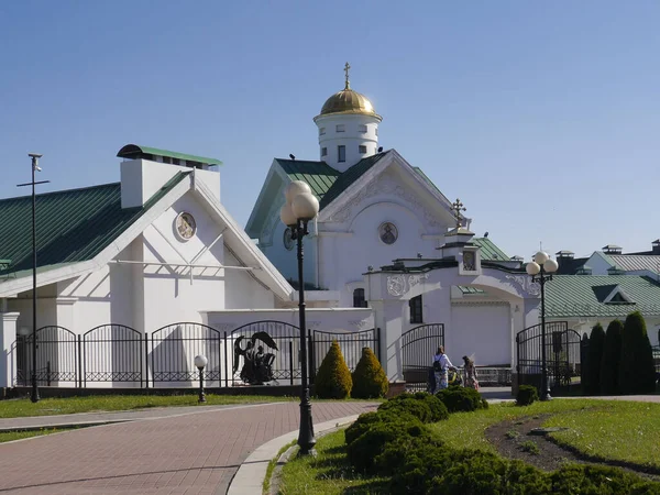 Kirche Des Kyrill Von Turau Einem Sonnigen Tag Minsk Weißrussland — Stockfoto