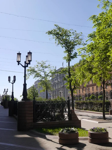 Бульвар Улице Ленина Минск Беларус — стоковое фото