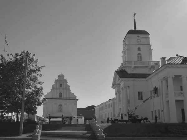 Rathaus Der Oberstadt Minsk Weißrussland — Stockfoto