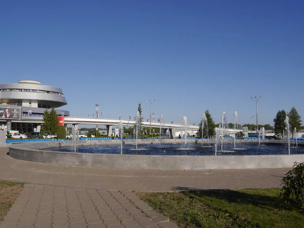 Perto Aeroporto Nacional Minsk Bielorrússia — Fotografia de Stock