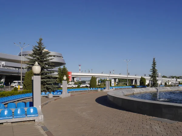Perto Aeroporto Nacional Minsk Bielorrússia — Fotografia de Stock