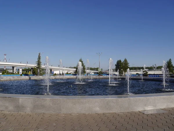 Perto Aeroporto Nacional Minsk Bielorrússia — Fotografia de Stock