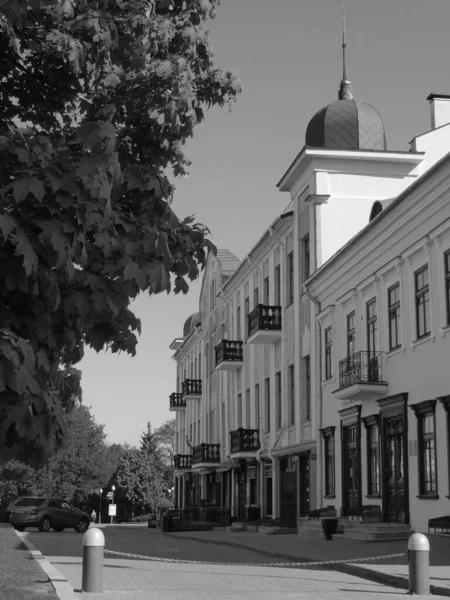 Stadtansichten Mit Einem Öffentlichen Garten Und Dem Gebäude Der Georgischen — Stockfoto