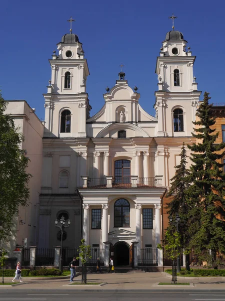 View Cathedral Saint Virgin Mary Minsk Belarus — Stock Photo, Image