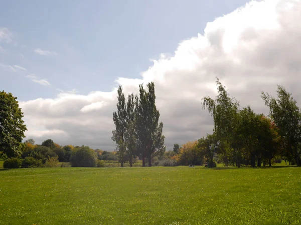 Paisaje Reserva Histórica Kolomenskoye Día Nublado Moscú Rusia —  Fotos de Stock