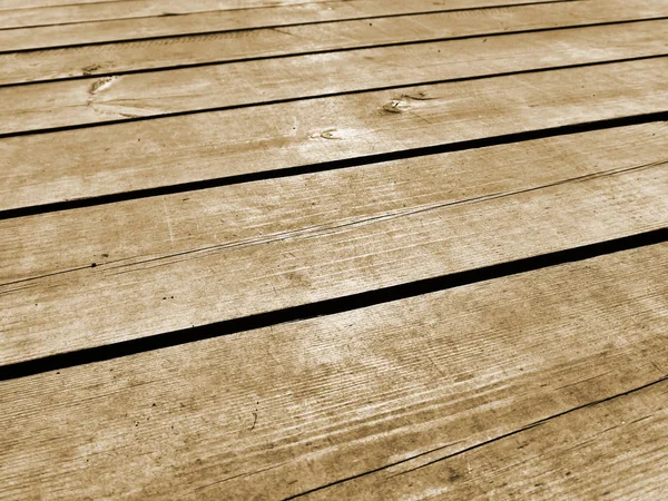 Wooden Planks Sepia Background — Stock Photo, Image