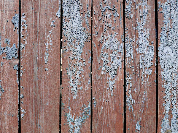 Old Wooden Boards Peeling Paint Background — Stock Photo, Image