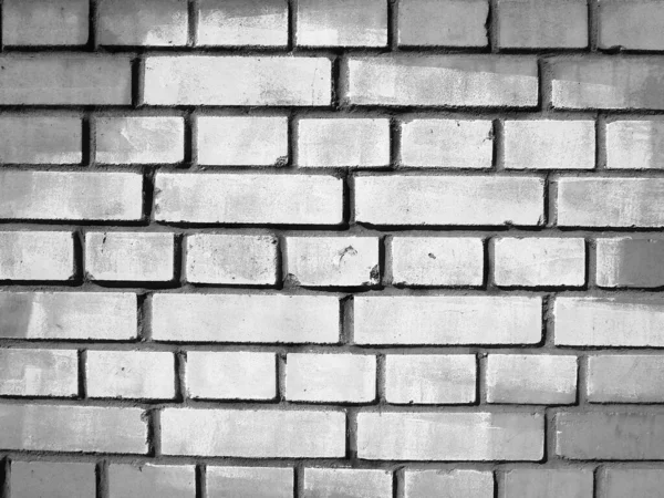 Mur Brique Avec Une Tache Blanche Centre Image Fond — Photo