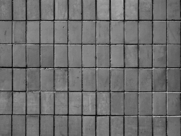 Tiled Wall Black White Background — Stock Photo, Image