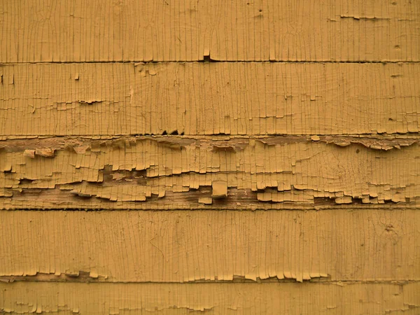 Old Wooden Wall Peeling Paint Background — Stock Photo, Image
