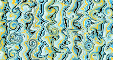 Mermer arka planın dokusu. Soyut arkaplan tasarımı. Vektör illüstrasyonu. Mavi ve altının beyaz ve farklı tonlarında.