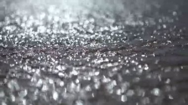 Bulanık kumsal kumu, yakın çekim görüntüsü soyut alçak açı görünümü