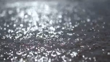 Bulanık kumsal kumu, yakın çekim görüntüsü soyut alçak açı görünümü