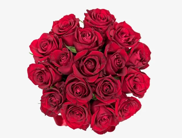 Siyah Kutuda Kırmızı Güller Kırmızı Kurdele Sevgililer Günü Aşkı Için — Stok fotoğraf