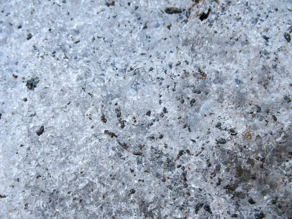 Texture of dirty snow with ice, winter background, copy space for text overlay. Texture of snow, winter background, space for text overlay, for designer. The texture of the snow. Background snow — Stock Photo, Image