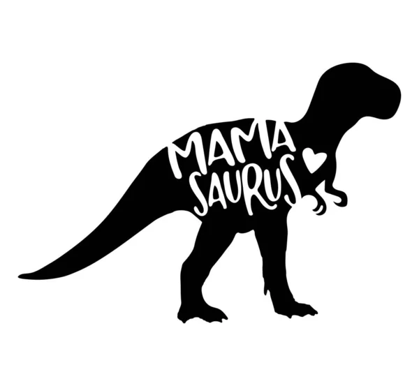 Mama Saurus, Mama Dinozor silueti