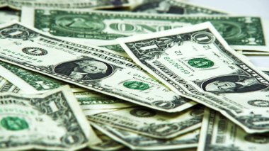 Dolarlarına arka plan. Doları banknot