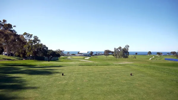 Mooie Golfbaan Golfbaan Zonder Golfers — Stockfoto