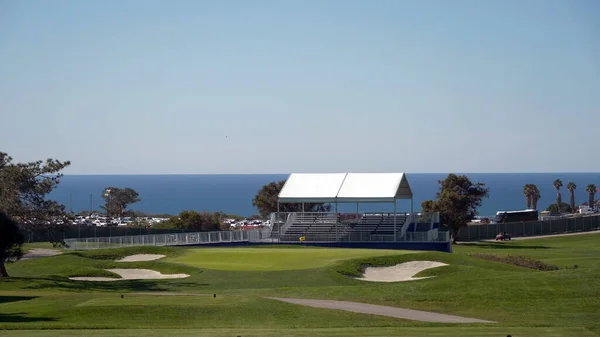 Bellissimo Campo Golf Campo Golf Senza Golfisti — Foto Stock