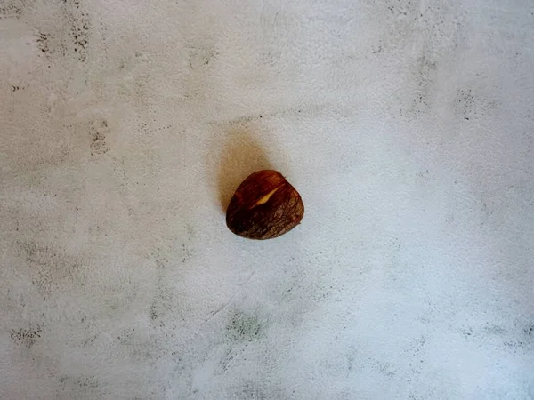 Кость Авокадо Руке Светлом Фоне — стоковое фото